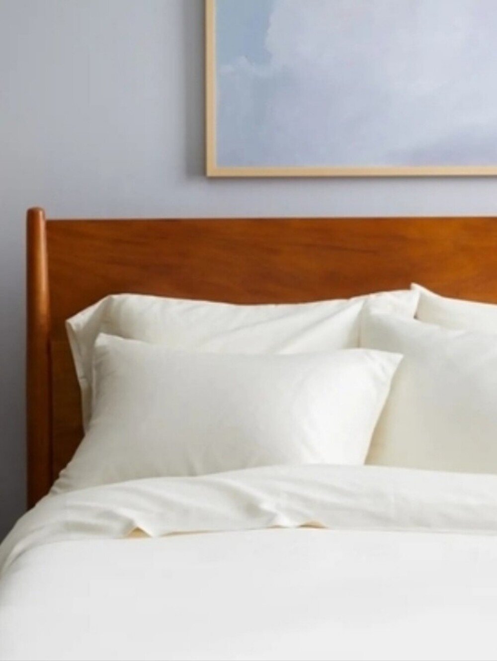 NWOT! Quince Organic Sateen Cotton White King Pillowcases/ Shams! Set Of 4 (X22)